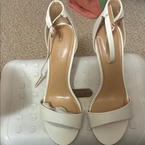 LC Lauren Conrad Cream High Heel Sandals